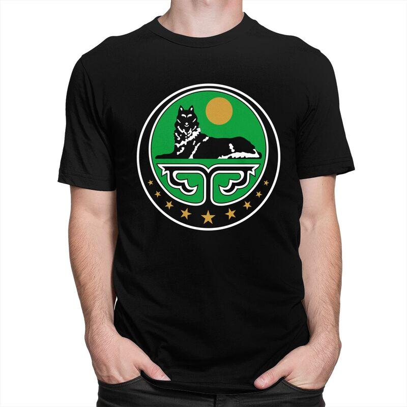 T-shirt Personalizzata Cecena Uomo Manica Corta Cotone Puro T-shirt Tempo Libero Stemma della Cecenia Magliette Streetwear