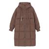 Winter new loose down cotton clothes women's long knee cotton-padded coat