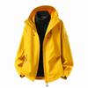 Windproof Waterproof Fleece-lined Mountaineering Suit - Unisex Warm Detachable Two-piece Set for Autumn and Winter
