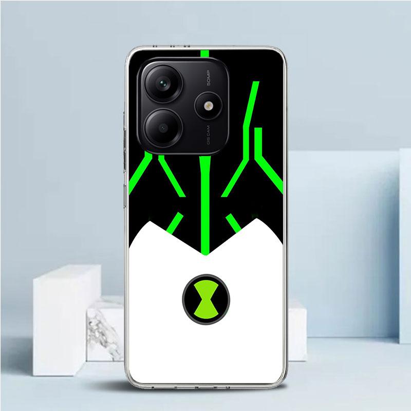 

Cartoon Ben 10 Phone Case For Xiaomi Redmi Note 15 14 14S 13 12S 12 Pro Plus 11S 11 11T 11E 10S 10 + Soft TPU Back Cover Redmi N Redmi Note 15 4G