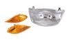 CustomDivine Headlight and Turn Signal Set for Yamaha JOG, JOG ZR (SA16J, SA36J, SA39J), Remote Control JOG, JOG Deluxe, ZR Evo2 (SA55J, SA57J), etc.