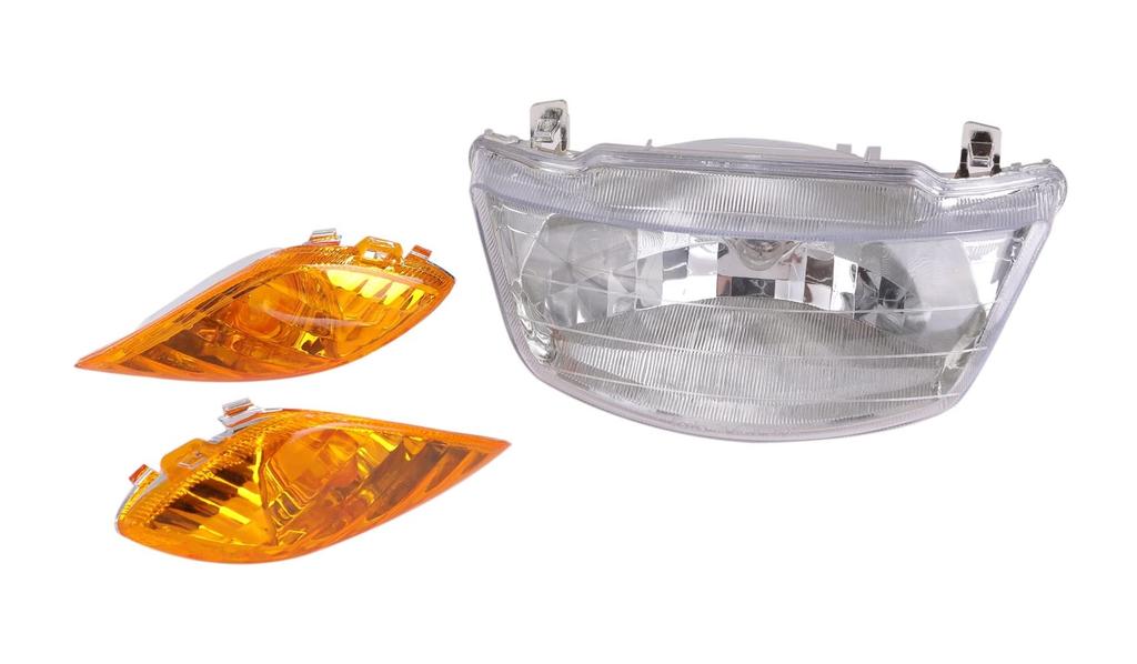 CustomDivine Headlight and Turn Signal Set for Yamaha JOG, JOG ZR (SA16J, SA36J, SA39J), Remote Control JOG, JOG Deluxe, ZR Evo2 (SA55J, SA57J), etc.