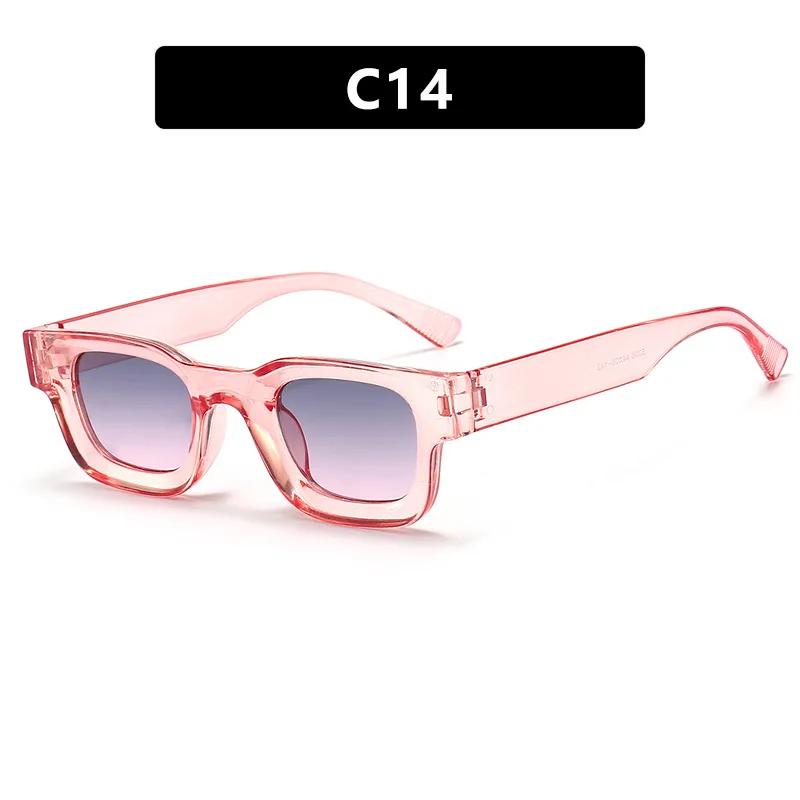 Fashion Hip Hop Punk Sunglasses Retro Small Frame Concave UV400 Protective Eyewear for Men Women Outdoor Travel