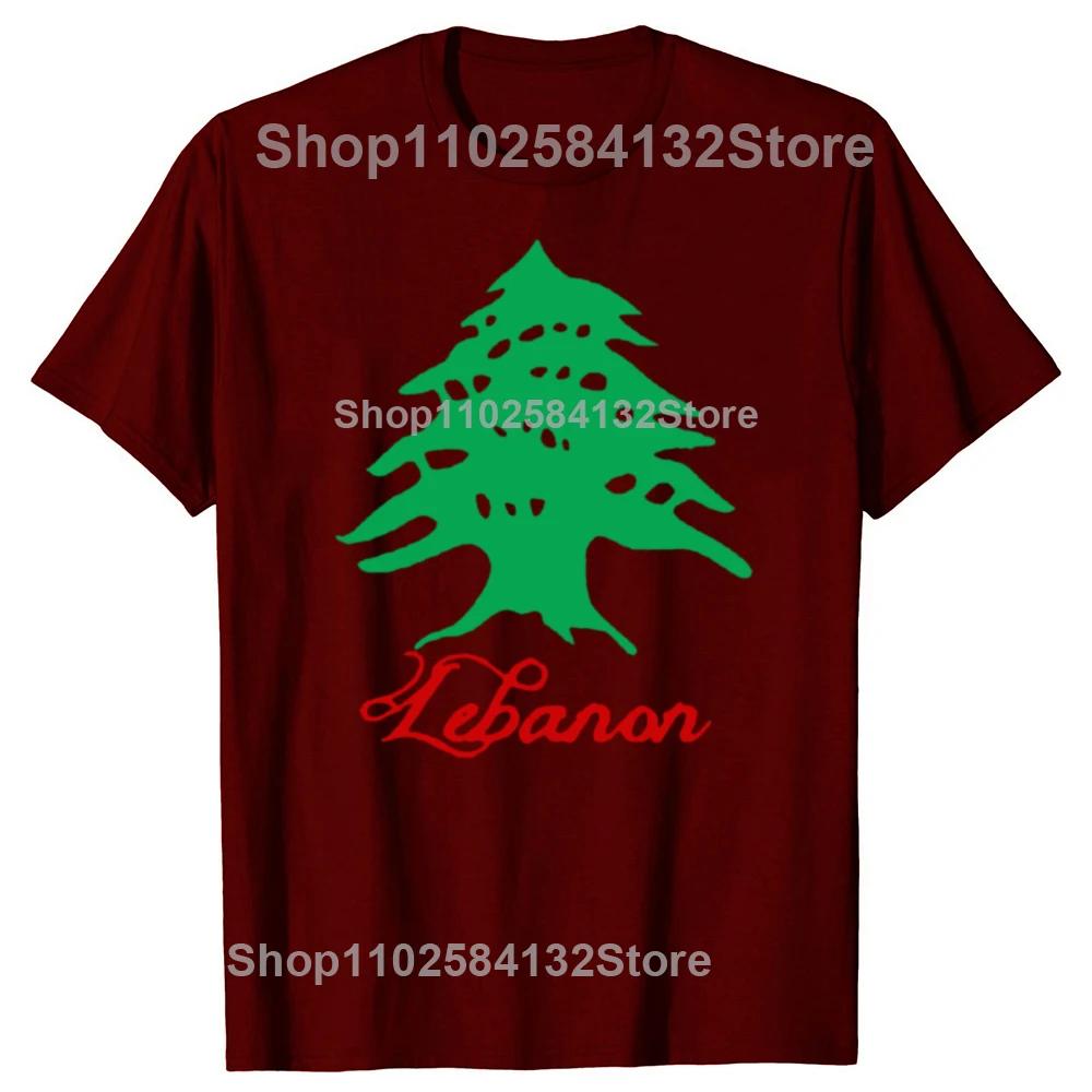 Funny Lebanon Flag Graphic Tshirts Men Womens Fashion Casual Tshirt 100 Cotton Loose Oversized Lebanese T Shirt
