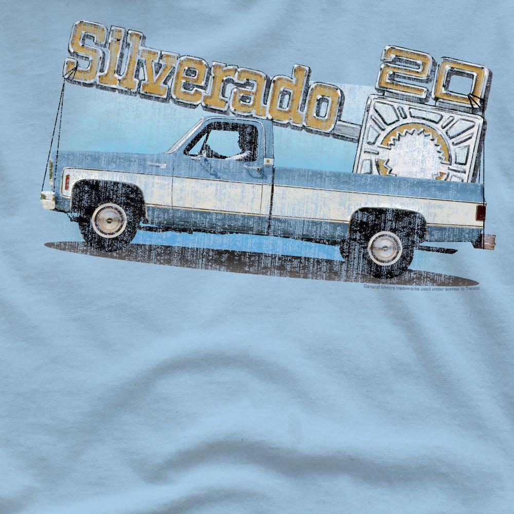 Chevrolet Unisex Adult Old Silverado Sketch T-Shirt
