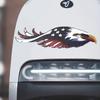 American Flag Eagle Car Sticker Bumper Sticker - Patriotic Vinyl Decal for Cars, Trucks, SUVs, Windows, Laptops, Motorcycles
