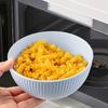 8Pcs/Set Wheat Straw Bowls Round Household Rice Salad Bowls Eco-Friendly Unbreakable Kids Wheat Straw Bowls Set Small Bowl