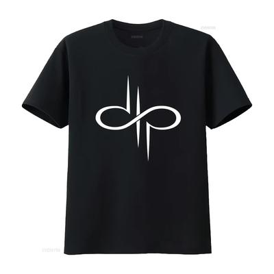 DTP Unendlichkeitssymbol T-Shirt für Herren und Damen Erhältlich in den Größen S XXL Farben Schwarz Weiß Devin Townsend Project vintage Weich