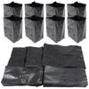 100Pcs PE Plastic Planting Bag Seedling Bag  for Garden Orchard Tree Transplanting