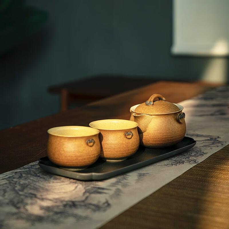 Edenus Lingzhi Auspicious Ceramic Kung Fu Tea Set