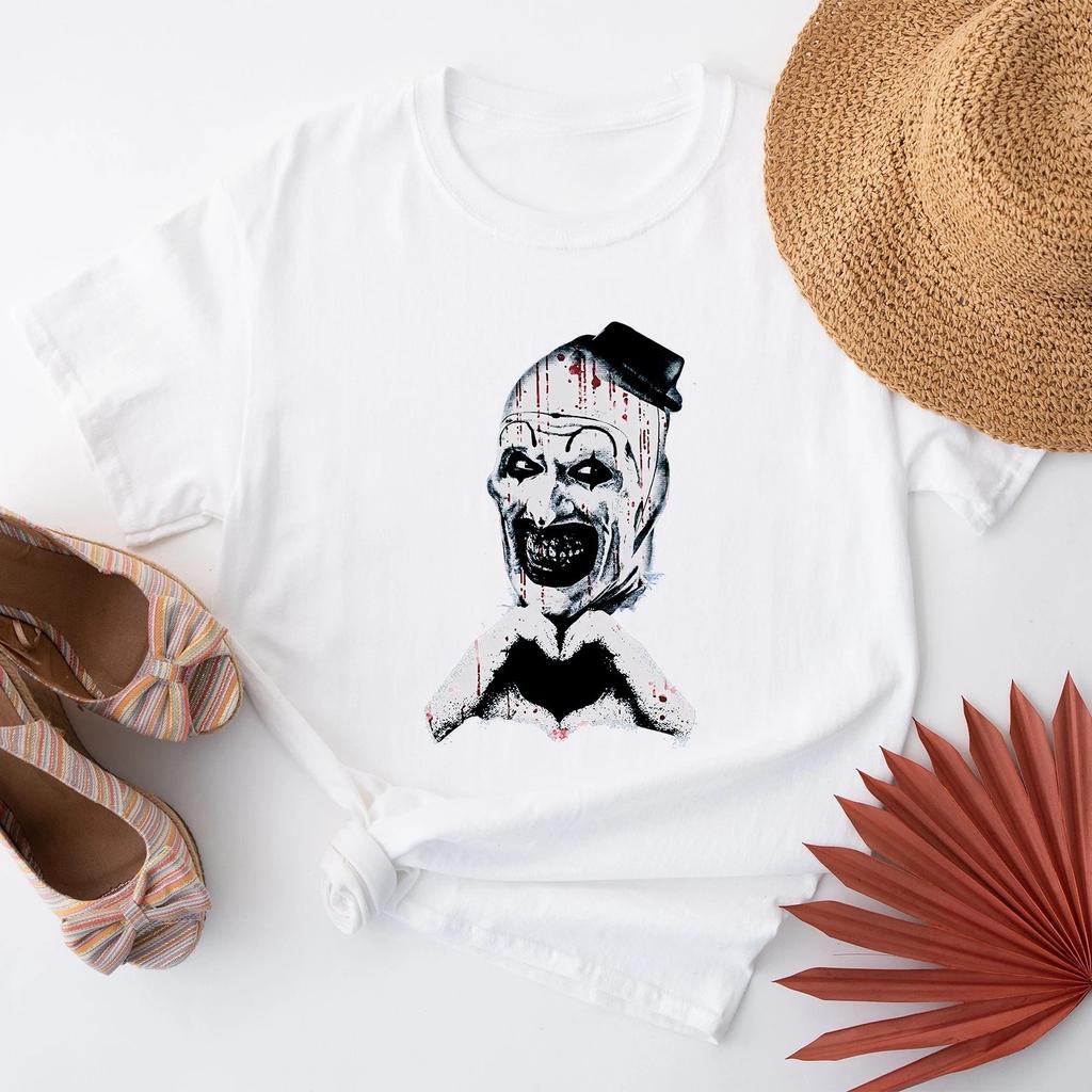 Art The Clown Terrifier Shirt, Scary Horror Clown Shirt - Multicolor High-end Luxury Is for Both Men and Women Top Y2k