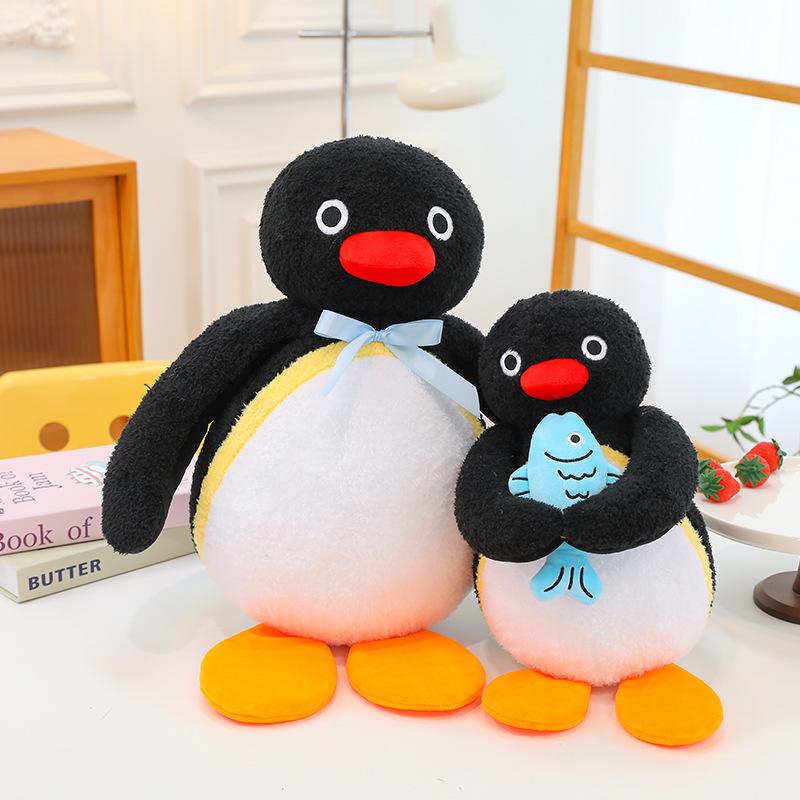 Chef Penguin Family Plush Toys Cute Penguin Doll Dolls Giving Children Men and Women