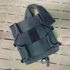 Open Top Nylon Handcuff Pouch Waist Belt Bag Handcuff Holder Hunting Accessory