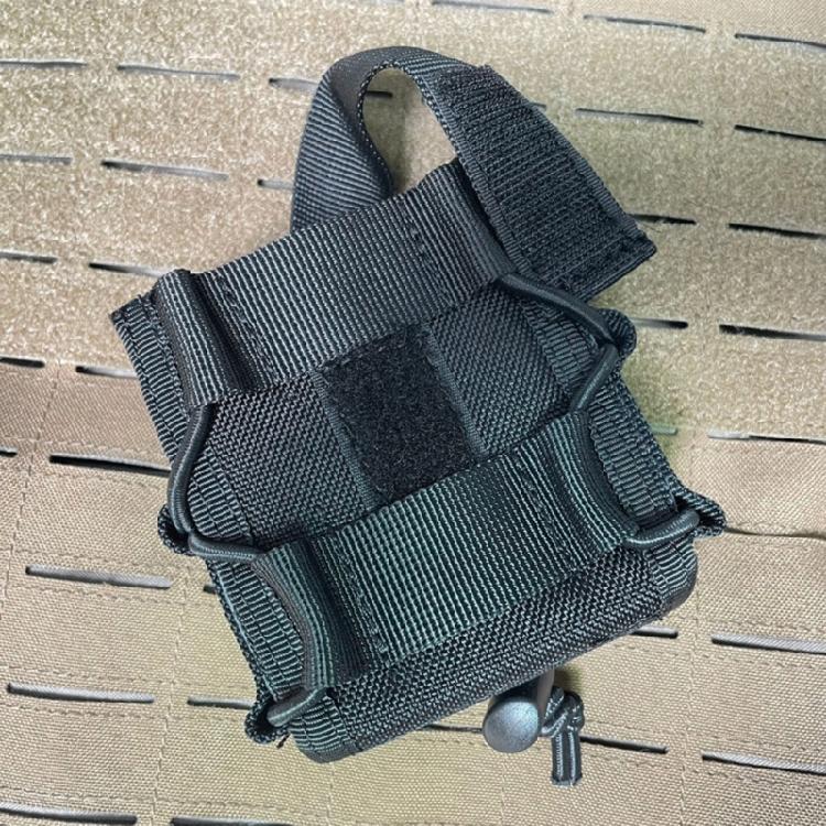 Open Top Nylon Handcuff Pouch Waist Belt Bag Handcuff Holder Hunting Accessory