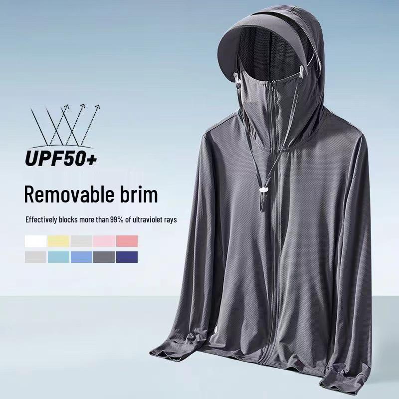 Herren Sommerjacke mit UV-Schutz aus Eis-Seide 2026: Leichter, atmungsaktiver Sonnenschutz für das Angeln im Freien