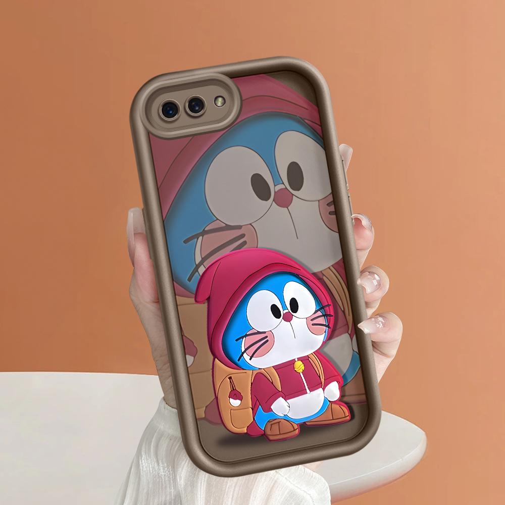 Weiche Silikon-Quadratleitern-Cartoon-Muster Vollständiger Kameraschutz Stoßfeste Hülle für OPPO Reno Realme OnePlus