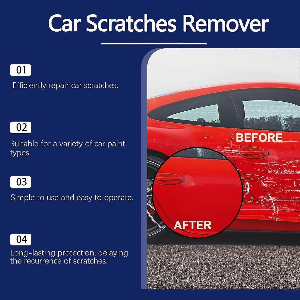 Limited time!!Homonth Car Scratch Care Agent, Scratch Removing Polishing Compound, Automotive Paint Polishing Wax For Car Scratches And Scrape Repair
