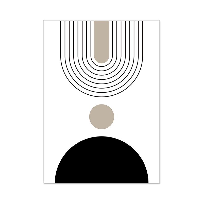 Rainbow Line Minimalism Poster Bohemian Abstract Canvas Painting Wall Art Print Picture Living Room Interior Home Decoration