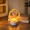 Fine Acrylic Material Warm Glow Desktop Decor Lamp Ambient Lighting Lamp  Study Table
