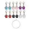 Knitting Progress Markers with Metal Clasps and Storage Rings for Crochet Row, Sewing Crafts and DIY Needlework