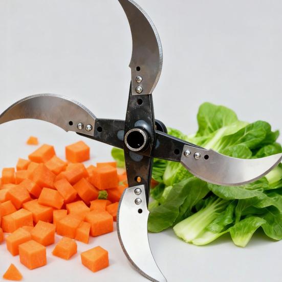 Lama tocător de iarbă pentru fermă de uz casnic, diametru reglabil, lamă de înlocuire ascuțită din oțel inoxidabil pentru tocarea ierbii de legume pentru furaje animale