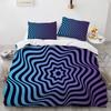 Psychedelic Digital Printing Bedding Set 3D Duvet Cover Set Microfiber Adults Women Single Queen King Twin Full Size Bed Linen