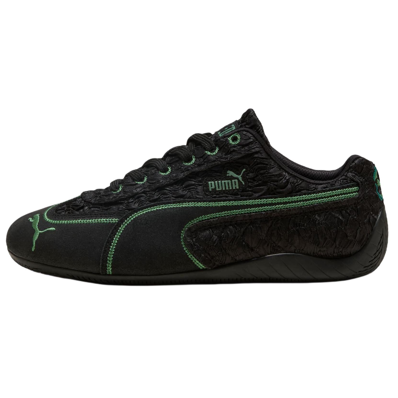 Wicked x Puma  Кроссовки Speedcat Elphie Женские Черный Глубокий Лес Темно-Миртовый 407137-01 36