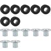 10/1pcs Motorcycle Rubber Grommets Gasket Kits Bolt Assortment Set Motorcycle Parts for Honda Yamaha Suzuki Motorcycle Grommets