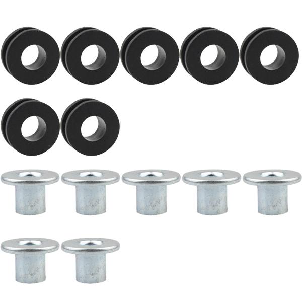 10/1pcs Motorcycle Rubber Grommets Gasket Kits Bolt Assortment Set Motorcycle Parts for Honda Yamaha Suzuki Motorcycle Grommets