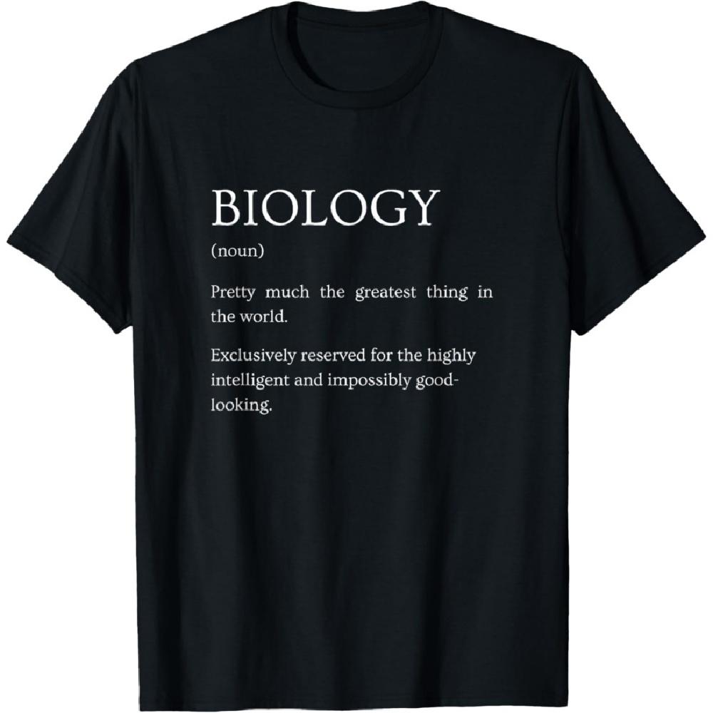 

Biology Definition - Funny Sarcastic Biology Subject Unisex-Adults T-Shirt Black Small V-Neck Short Sleeve S