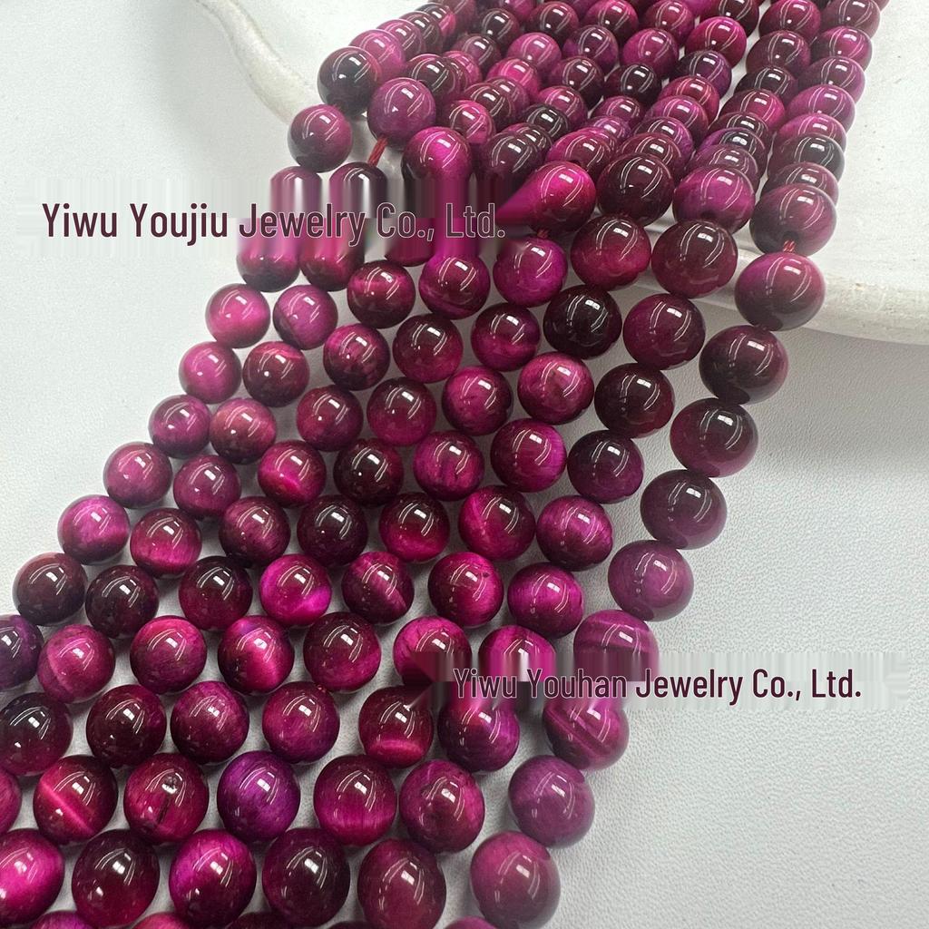 Handmade Natural Colorful Tiger Eye Stone Beaded Jewelry Accessories