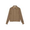 Gg Damier Print Silk Shirt 771928-ZAPCI-2270