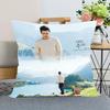 45x45cm Crash Landing On You Hyun Bin Pillowcase Bedroom Home Decorative Pillow Cover Square Zipper Pillow Cases Satin Fabric