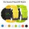 Silicone Watchband Strap for Suunto Spartan Sport Wrist Hr for Suunto 9/9 Baro/suunto7/ D5 Watch 24mm Replacement Band Bracelet