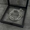 Non-fading titanium steel double-layer Cuban bracelet men's and women's trendy brand high-end cold wind European and American hip-hop boys' jewelry