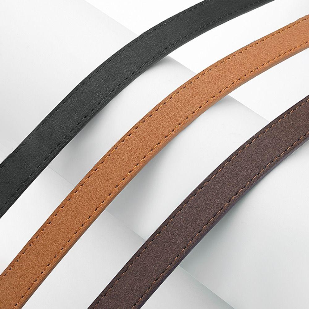 Luxury Design Business Waist Belt Casual Waistband Trendy Suede Leather Belt  For Women