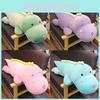 Adorable Dinosaur Stuffed Toy Plush Doll For Girls Comforting Home Decor Pillow