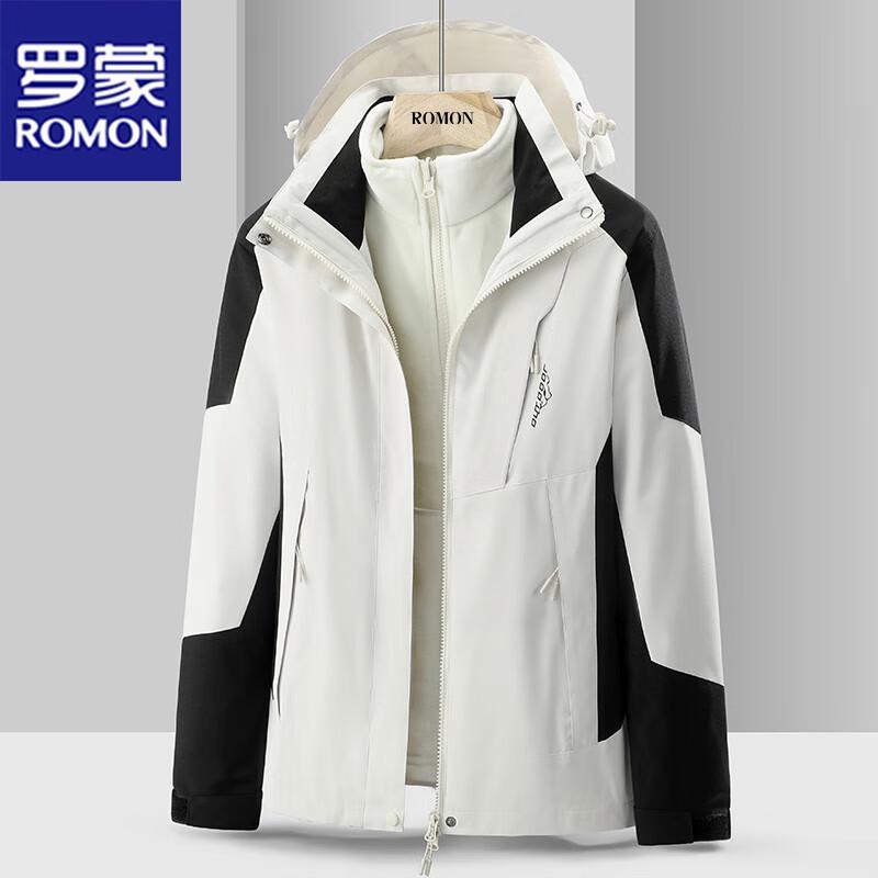 ROMON Men's 3-in-1 Outdoor Windbreaker Jacket