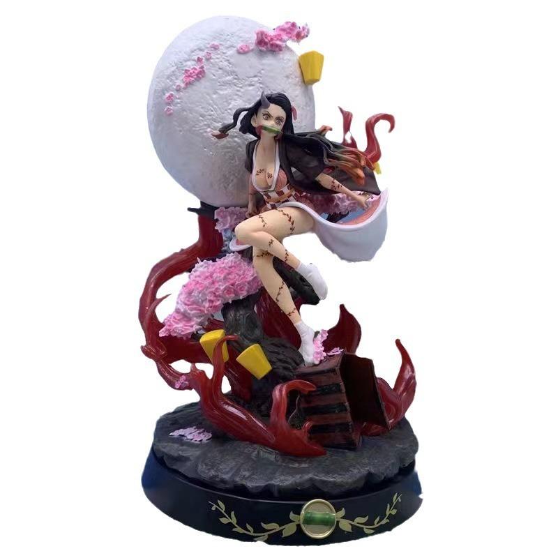 Demon Slayer GK Figure Nezuko Kamado Blood Demon Art Ver. 14cm Anime Collectible Model Toy Boxed Gift Ornament for Fans