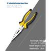 6-inch & 8-inch Multipurpose Industrial Grade Needle Nose & Diagonal Nose Pliers – Electrician's Steel Hand Tool