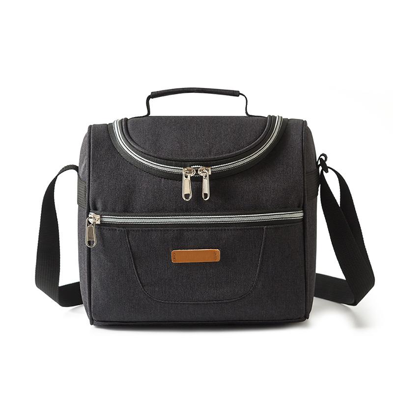 New Cartoon Printing Tote Cooler Lunch Bags Portable Outdoor Picnic Office School Insulation Bag with Shoulder Strap