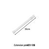 Telescopic Punch-Free Drying Rod - White Baked Paint for Balcony or Bathroom Curtains and Clothes