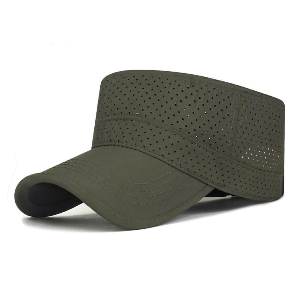 

Casual Sun Protection Quick Dry Cap Thin Ultralight Flat Cap Solid Color Breathable Sun Hat