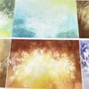 Washi Pet Tape Journal P48 Flower Note Color 9999 Water Ripple Big Back Landscape Ancient Chinese Scrapbooking Sticker Loop Samp