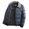 Fashionable Wool Collar Men's Cotton Jacket Winter Jacket Thickened Short Warm Cotton Jacket Lapel Cotton Jacket Casual
