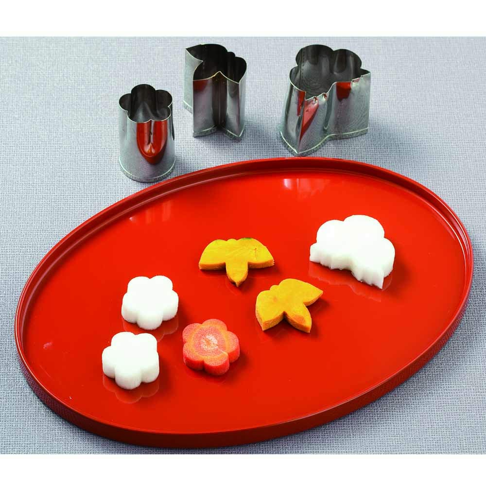 Endo Shoji Commercial-Grade Persimmon Stem Cutter Set of 3, 18-8 Stainless Steel, Made in Japan, BNK7301