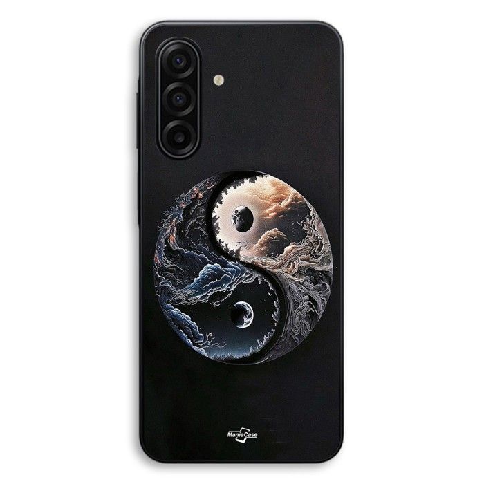 Hülle Für Samsung Galaxy A18 Yin und Yang ewige Dualität Maniacase schwarz