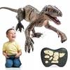 Interactive Remote Controlled Walking LED Dinosaur For Children Sound