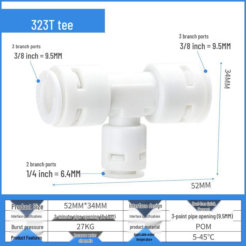 Faucet Universal Three-Way Reducer Adapter (10-Pack)