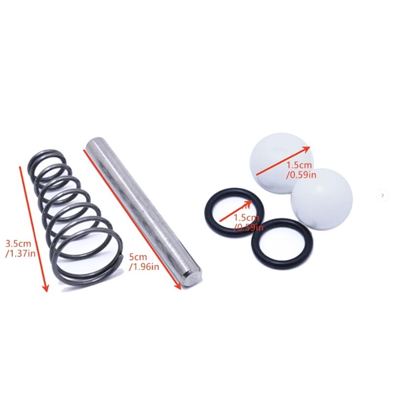 Professional Impact Wrench Valves Maintenance Set Includes Plunger O-Rings Ball For Efficient Equipment Restorations